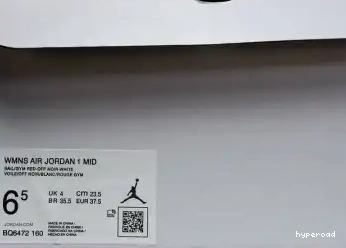 Hyperoad Toe” Mid 1 “Black Air Jordan 0628